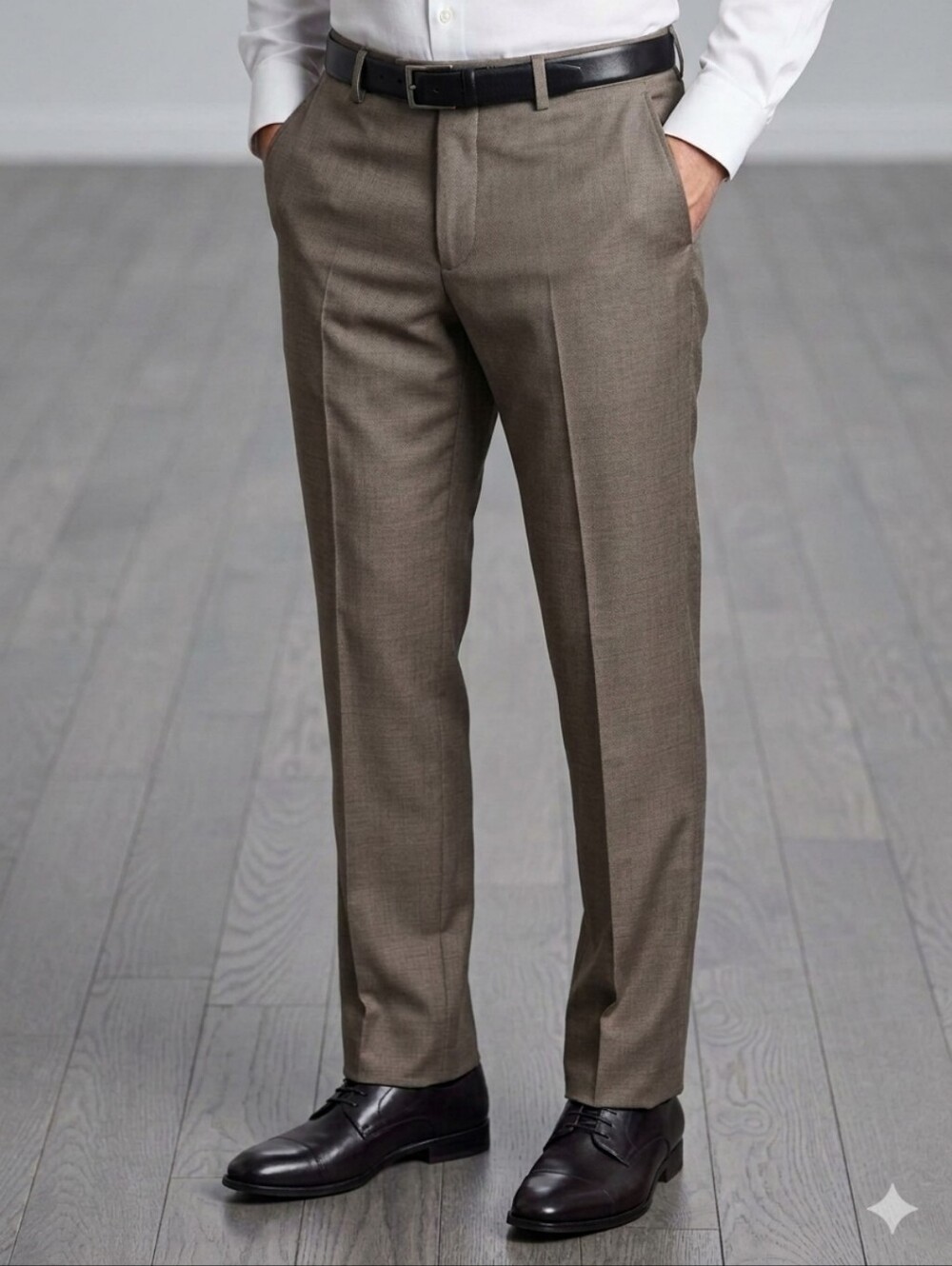Men's Scotch & Soda Dress Pants in Brown - Classic Tailored Fit - Size 40 X 32